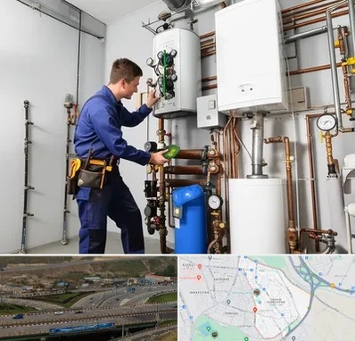 تعمیر موتورخانه در یاغچیان تبریز 