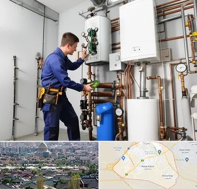 تعمیر موتورخانه در رباط کریم