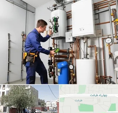 تعمیر موتورخانه در طرشت