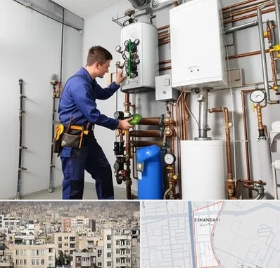 تعمیر موتورخانه در اسکندری