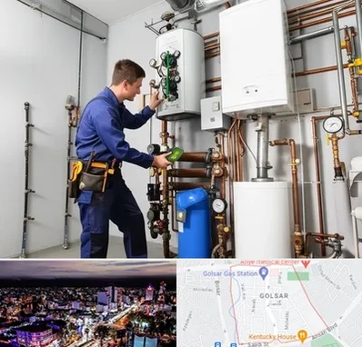 تعمیر موتورخانه در گلسار رشت 