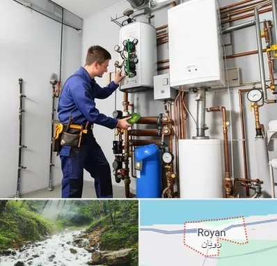 تعمیر موتورخانه در رویان