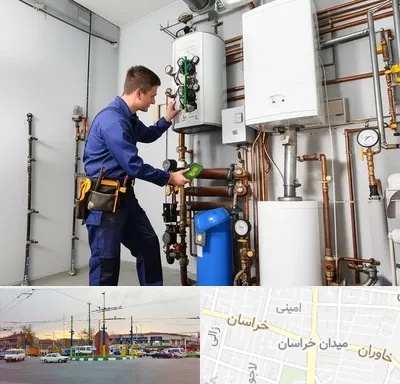 تعمیر موتورخانه در میدان خراسان
