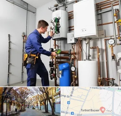 تعمیر موتورخانه در تربیت تبریز 