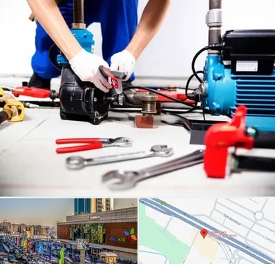 تعمیر پمپ آب در لاله پارک تبریز 