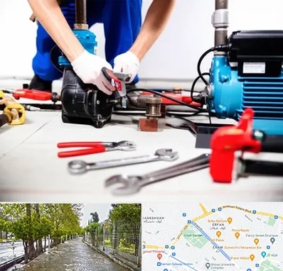 تعمیر پمپ آب در خیابان ارم شیراز 