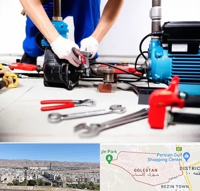 تعمیر پمپ آب در شهرک گلستان شیراز