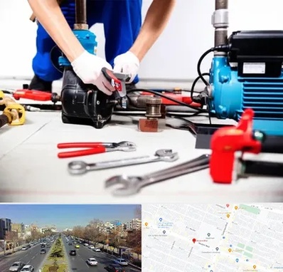 تعمیر پمپ آب در بلوار معلم مشهد 