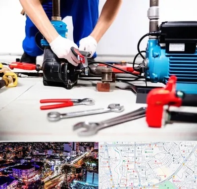 تعمیر پمپ آب در منظریه رشت 