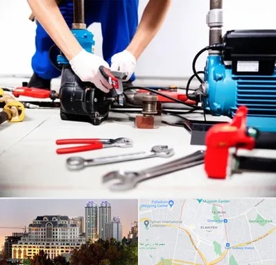 تعمیر پمپ آب در فرشته