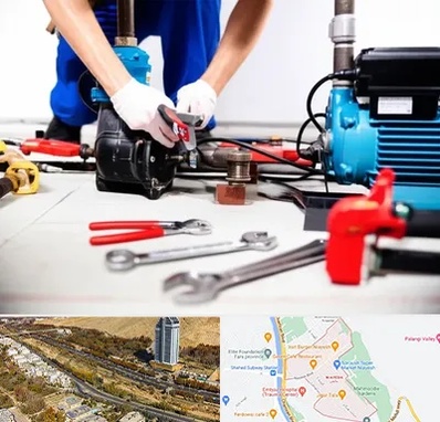 تعمیر پمپ آب در خیابان نیایش شیراز 