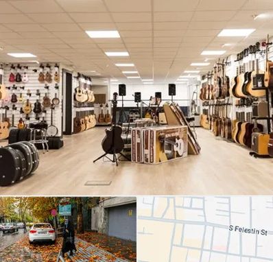 فروشگاه ساز در خیابان فلسطین