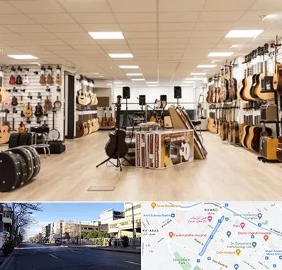 فروشگاه ساز در خیابان ملاصدرا شیراز