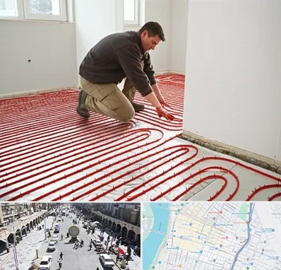 اجرای گرمایش از کف در نادری اهواز