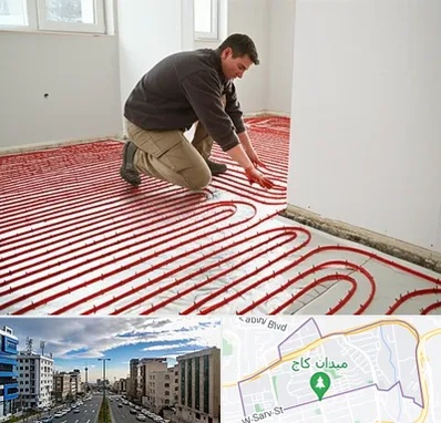 اجرای گرمایش از کف در سعادت آباد