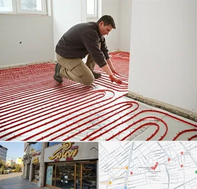 اجرای گرمایش از کف در عطاران قم 