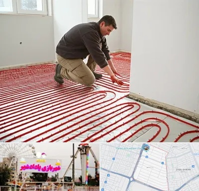 اجرای گرمایش از کف در پادادشهر اهواز 
