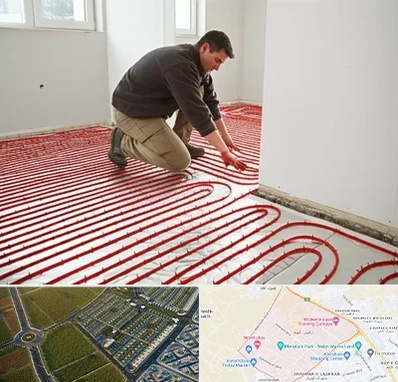 اجرای گرمایش از کف در الهیه مشهد 