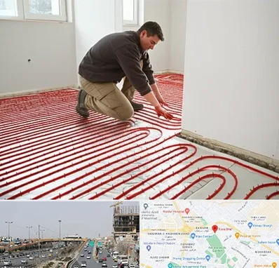 اجرای گرمایش از کف در بلوار توس مشهد 