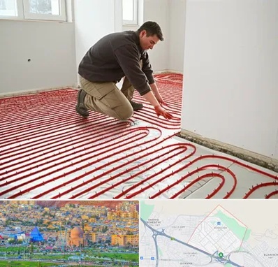 اجرای گرمایش از کف در رشدیه تبریز 