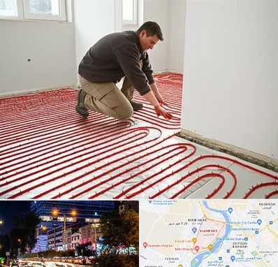 اجرای گرمایش از کف در کیانپارس اهواز 