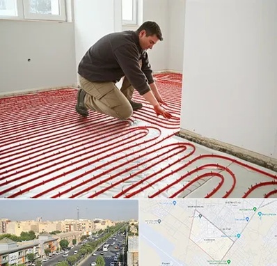 اجرای گرمایش از کف در کیانمهر کرج 