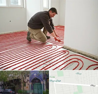 اجرای گرمایش از کف در بریانک