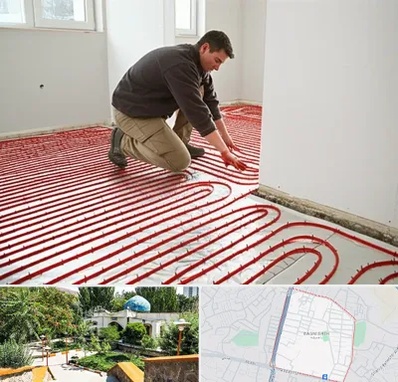 اجرای گرمایش از کف در باغمیشه تبریز