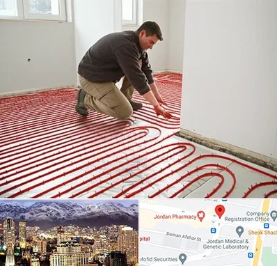 اجرای گرمایش از کف در جردن 