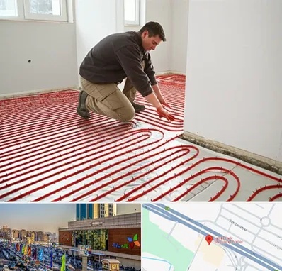 اجرای گرمایش از کف در لاله پارک تبریز 