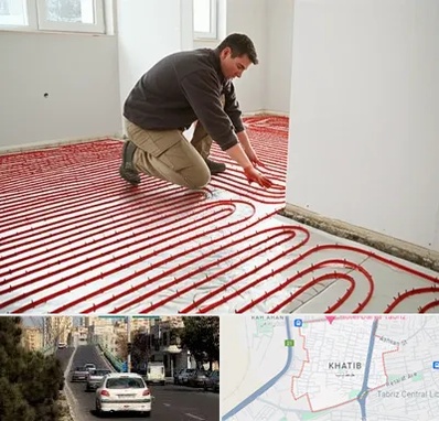 اجرای گرمایش از کف در خطیب تبریز 