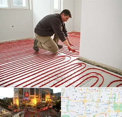 اجرای گرمایش از کف در جنت آباد تهران 