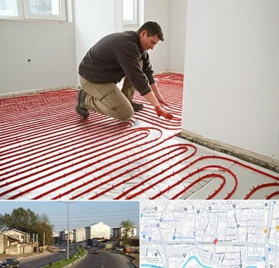 اجرای گرمایش از کف در ضیابری رشت 