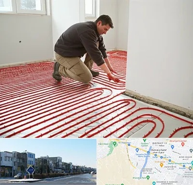 اجرای گرمایش از کف در شریعتی مشهد 