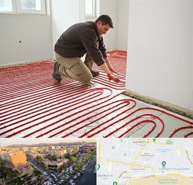 اجرای گرمایش از کف در تهرانپارس