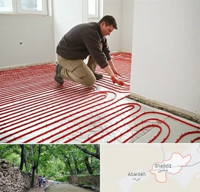 اجرای گرمایش از کف در شاندیز مشهد 