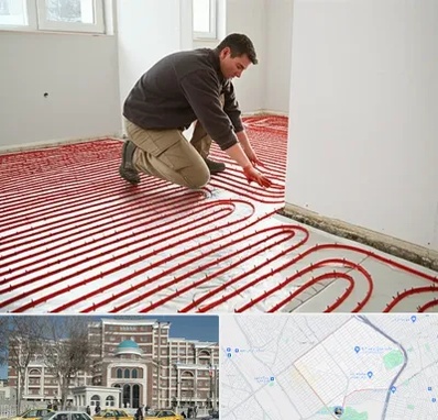 اجرای گرمایش از کف در طلاب مشهد 