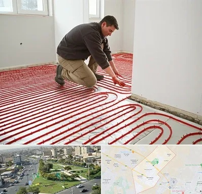 اجرای گرمایش از کف در کمال شهر کرج 