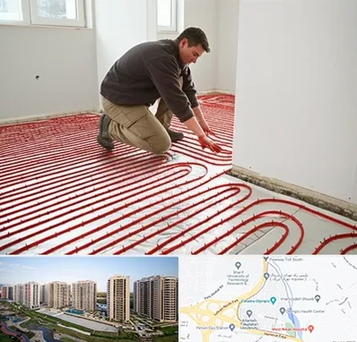 اجرای گرمایش از کف در المپیک 