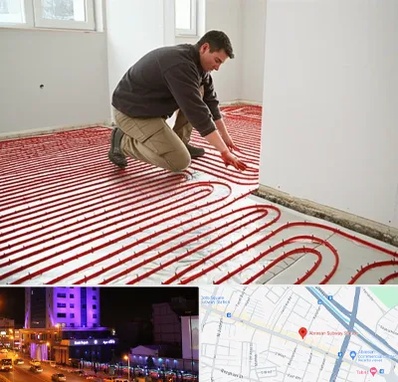 اجرای گرمایش از کف در آبرسان تبریز