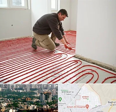 اجرای گرمایش از کف در عظیمیه کرج 