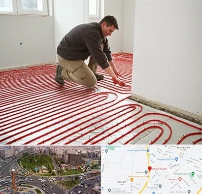اجرای گرمایش از کف در سبلان 