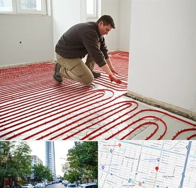 اجرای گرمایش از کف در امامت مشهد 