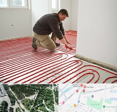 اجرای گرمایش از کف در سالاریه قم 