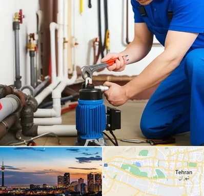 نصب پمپ آب در غرب تهران 