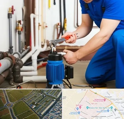 نصب پمپ آب در الهیه مشهد 