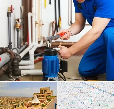 نصب پمپ آب در هاشمیه مشهد 