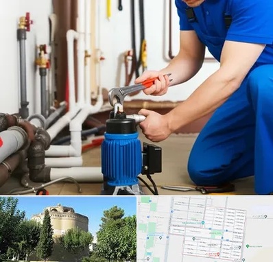 نصب پمپ آب در مرداویج اصفهان 