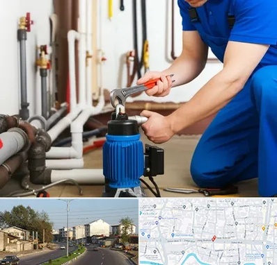 نصب پمپ آب در ضیابری رشت 