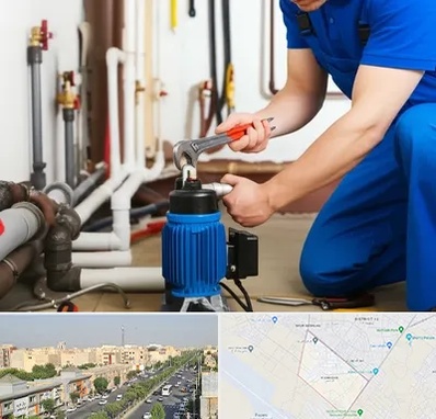 نصب پمپ آب در کیانمهر کرج 